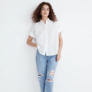 Madewell Pintuck Courier Shirt XXS